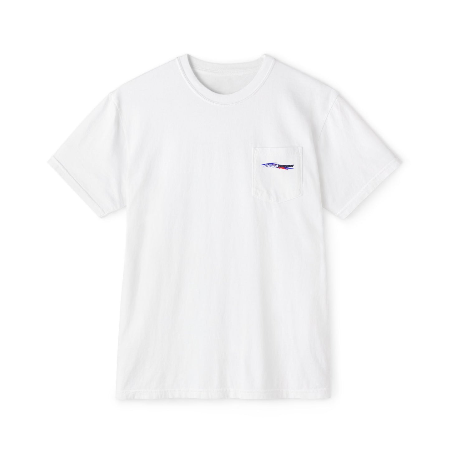 Dega Nation Unisex Pocket T-Shirt | Cool Casual Wear, Summer Outfit, Gift for Car Lovers, Graphic Tee, Everyday Comfort