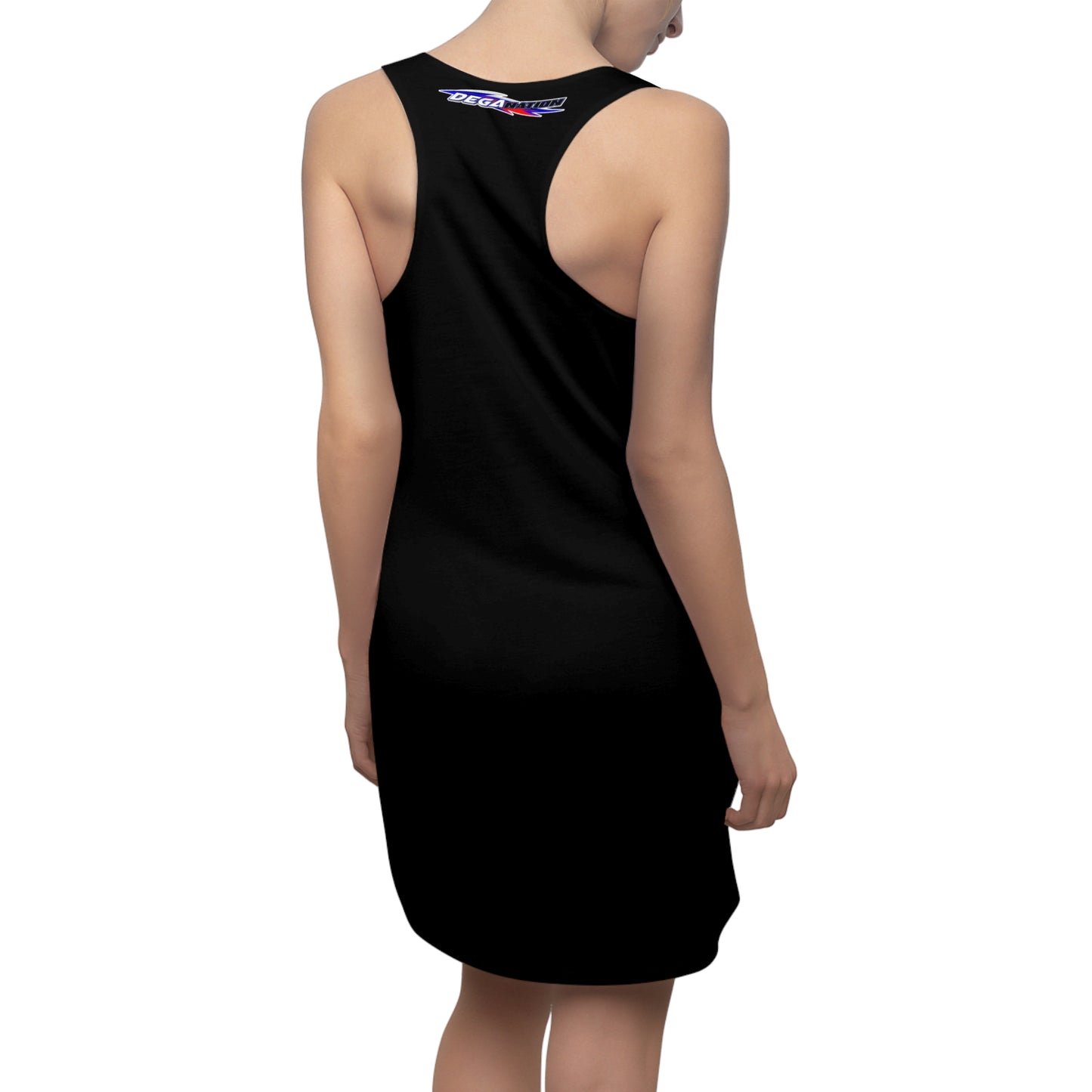 Women’s Sporty Racerback Dress | Perfect for Activewear, Gym, Casual Outings, Summer Events, Deganation Design, AOP Fashion