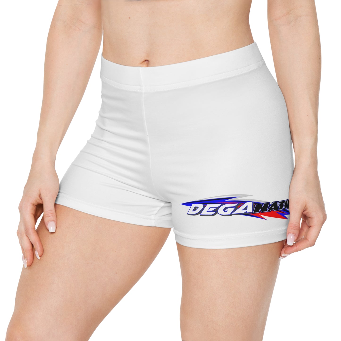 Sporty Women's Compression Shorts with Deganait Logo