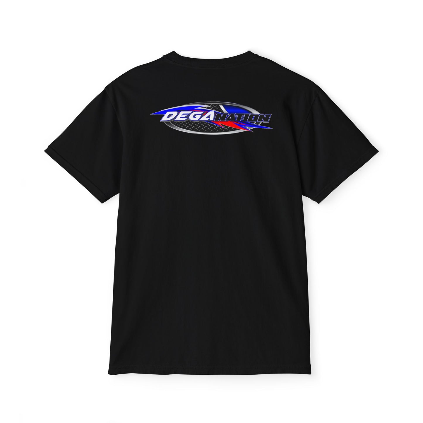 Dega Nation Unisex Pocket T-Shirt | Cool Casual Wear, Summer Outfit, Gift for Car Lovers, Graphic Tee, Everyday Comfort