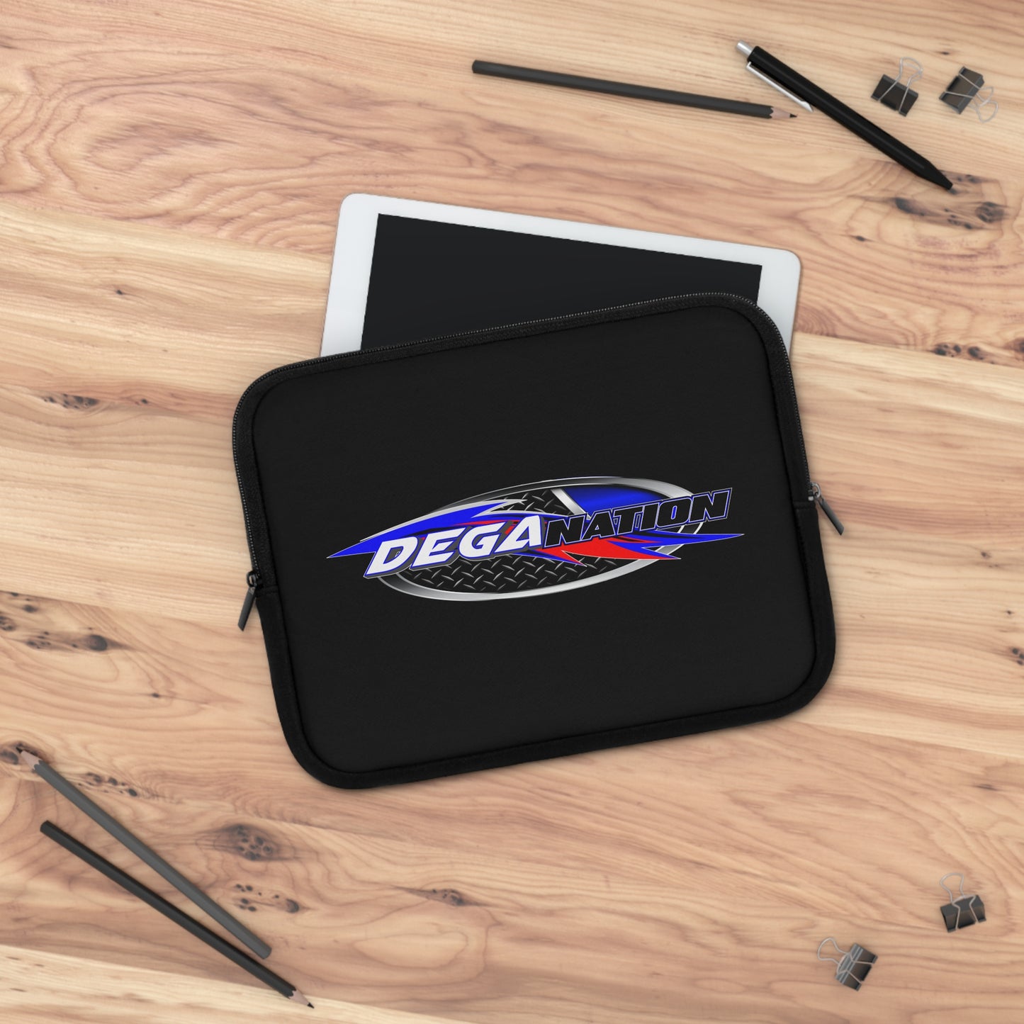 Sleek Laptop Sleeve with DEGA NATION Design | Perfect for Students, Professionals, Tech Lovers, Gift for Holidays, Travel Accessories
