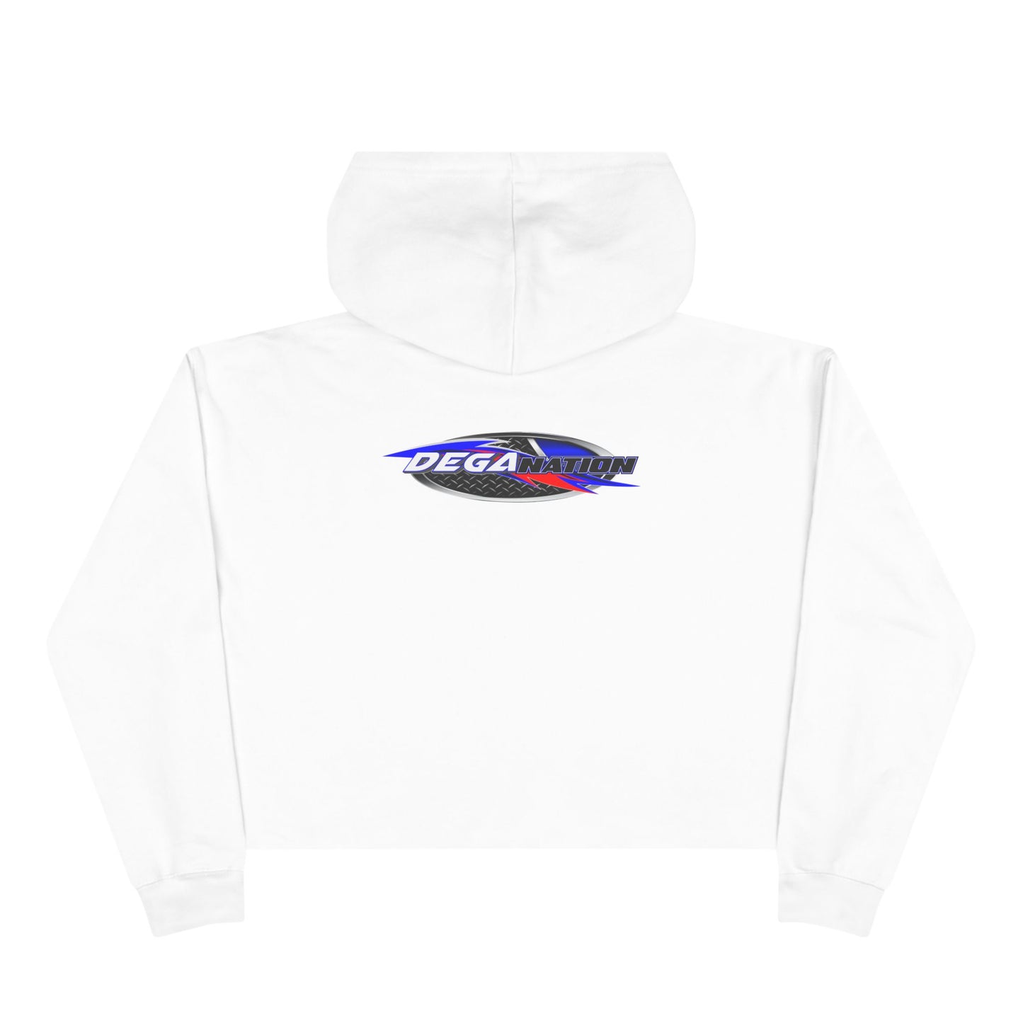 Stylish Crop Hoodie with Retro Racing Design - Perfect Gift for Sports Fans, Casual Wear, Spring Fashion, Comfortable Outerwear