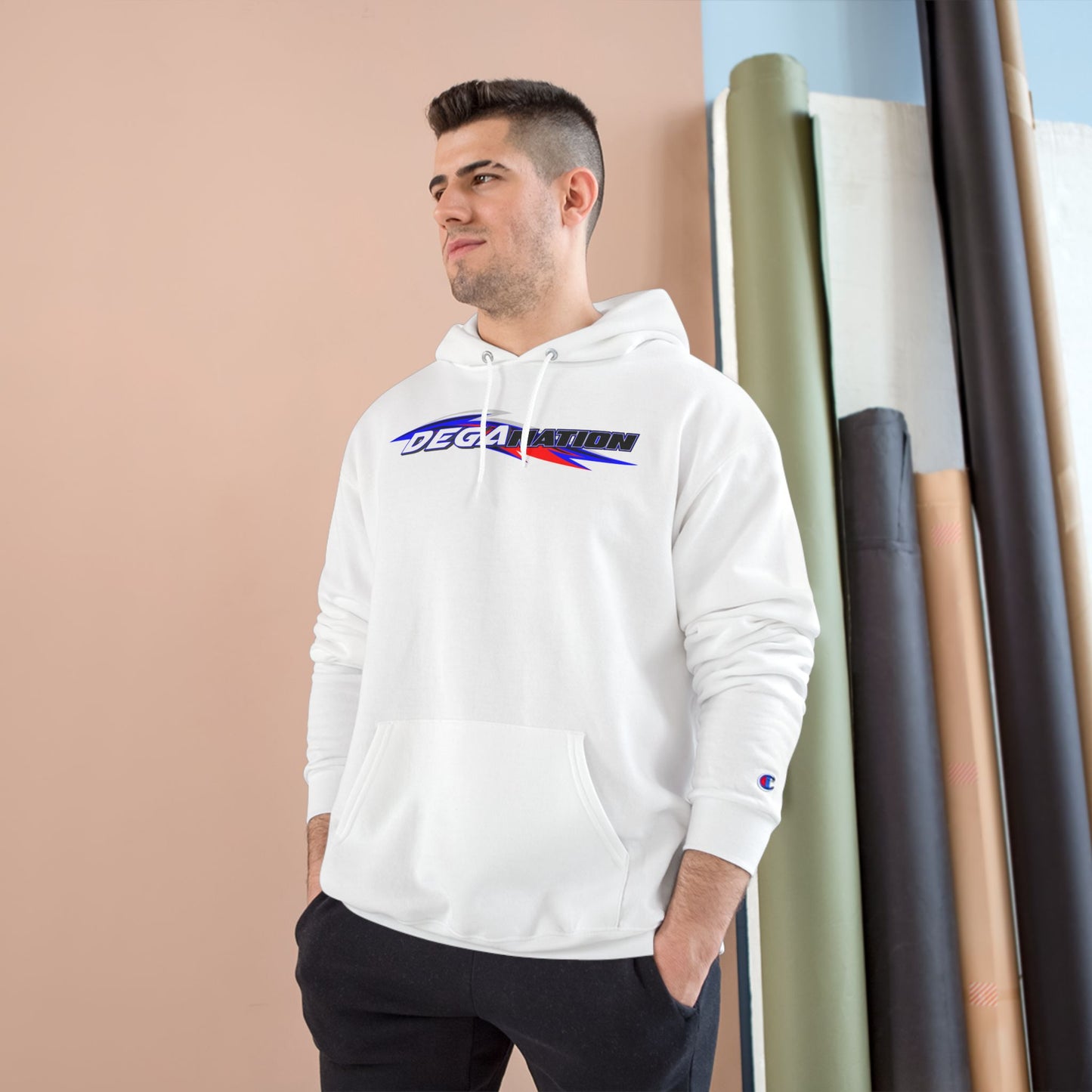Champion Hoodie with Dega Nation Design – Cozy Sweatshirt for Fans, Perfect for Casual Days, Gifts, and Events
