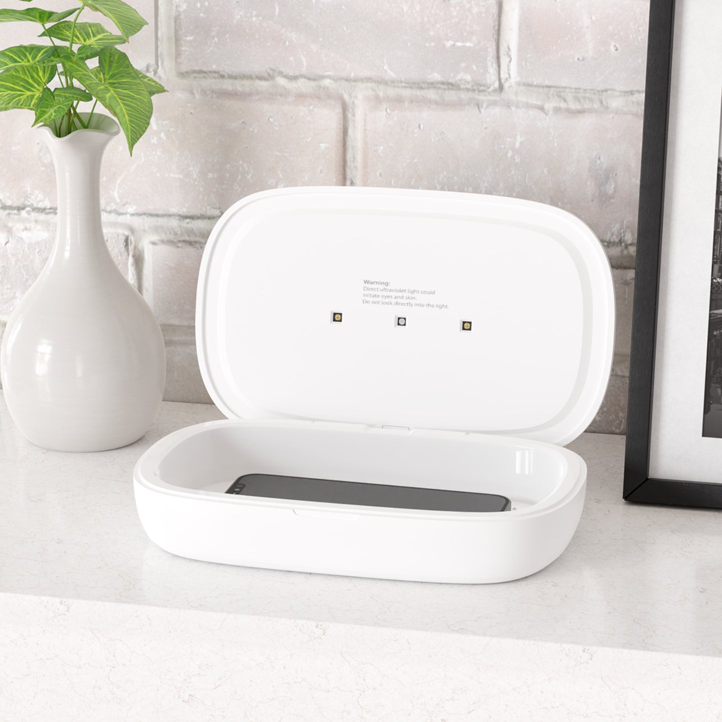 UV Phone Sanitizer & Wireless Charging Pad | Clean & Charge, Smartphone Sanitizer, Germ-Free Charger, Travel Gift, DEGA Nation