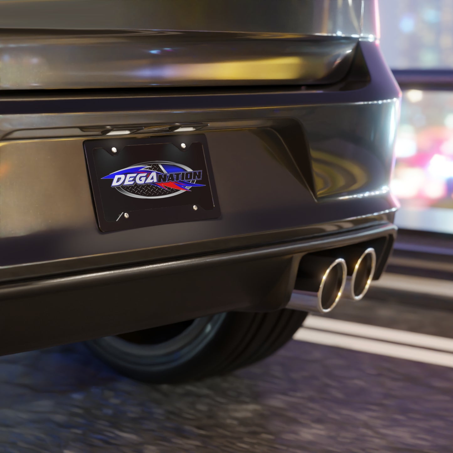 Custom DEGA NATION Vanity Plate - Unique Automotive Accessory