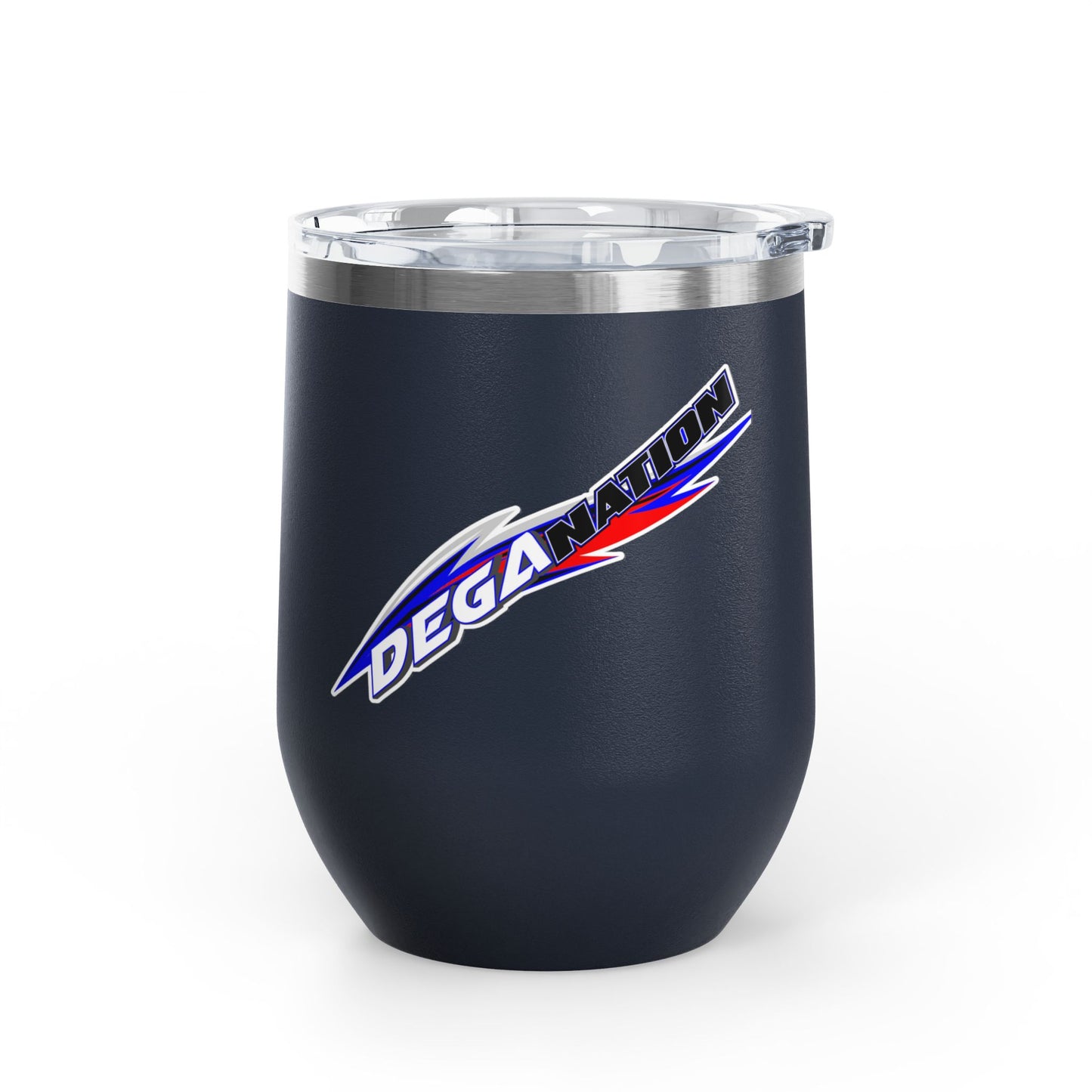 Personalized Wine Tumbler, 12oz - Perfect for Wine Lovers, Gift for Him/Her, Deganation Design, Party Favor, Celebration Drinkware