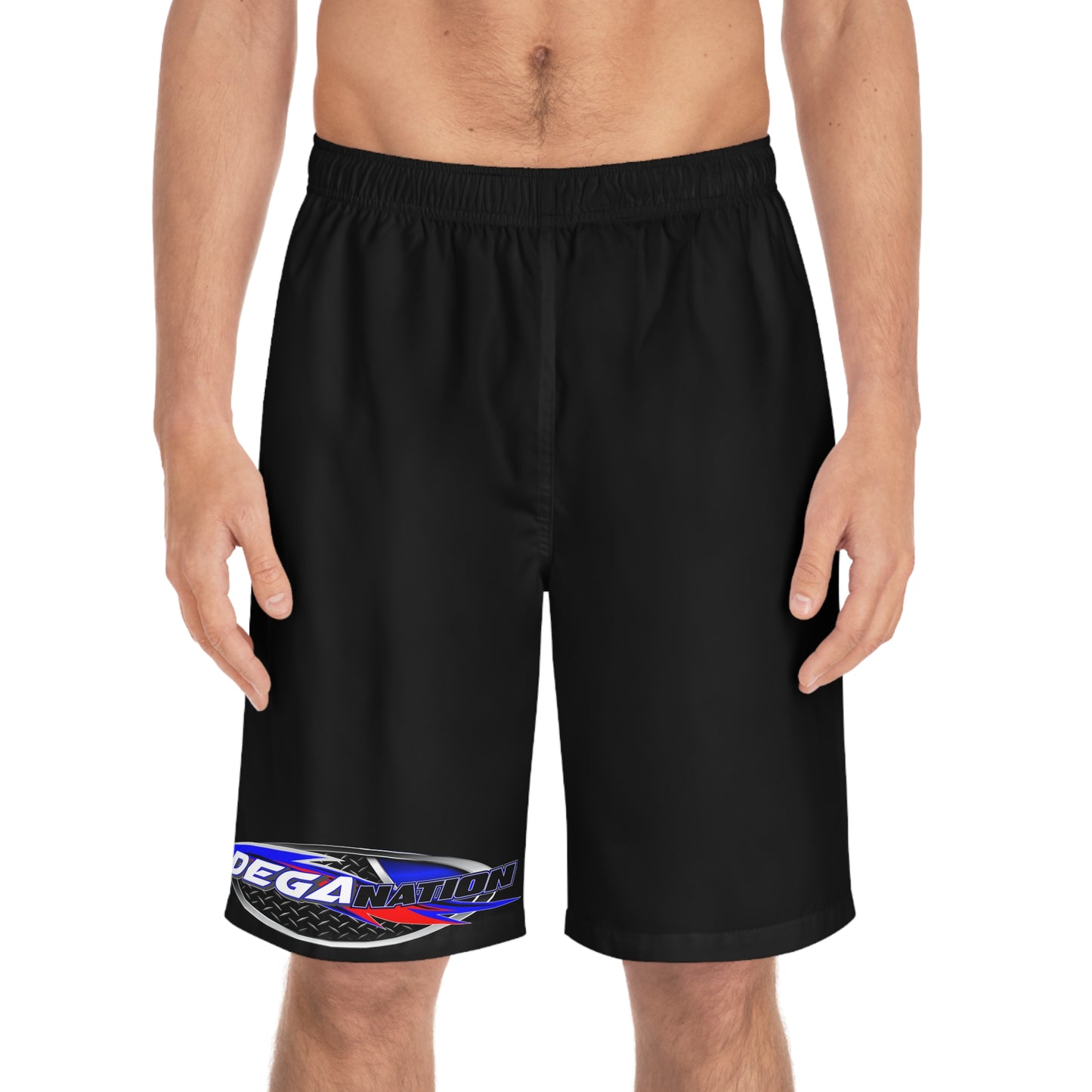 Race-Inspired Men's Board Shorts - Perfect for Beach, Summer Fun, Racing Enthusiasts, Poolside Chill, Vacation Essentials