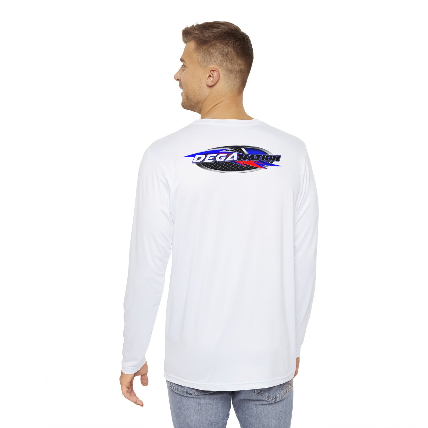 Men's Long Sleeve Graphic Shirt - Sporty Style for Active Lifestyle, Perfect for Gift, Everyday Wear, Casual Outings, Outdoor Adventures