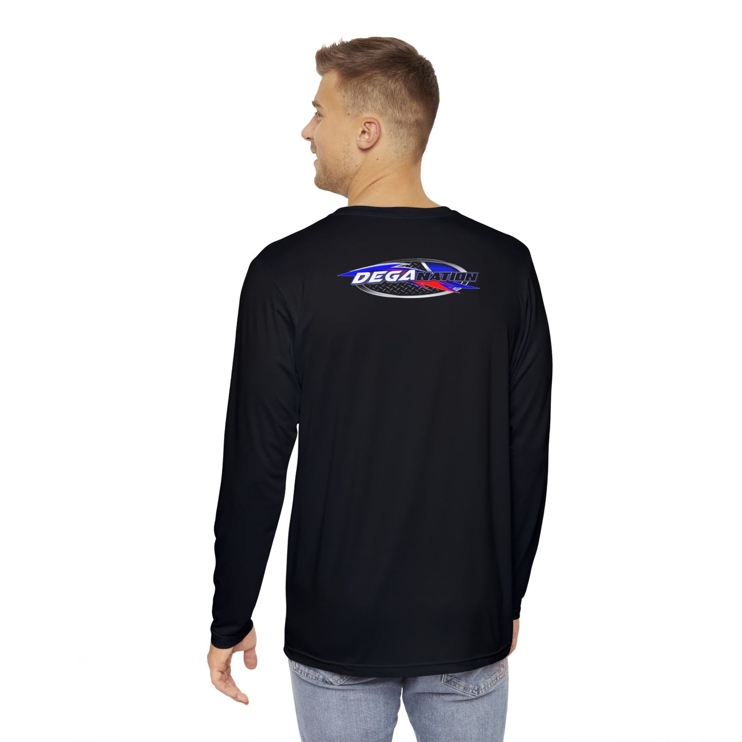 Men's Long Sleeve Shirt with AOP Design - Sportswear for Racing Fans, Casual Wear, Gift for Race Day, Outdoor Activities, Unique Apparel