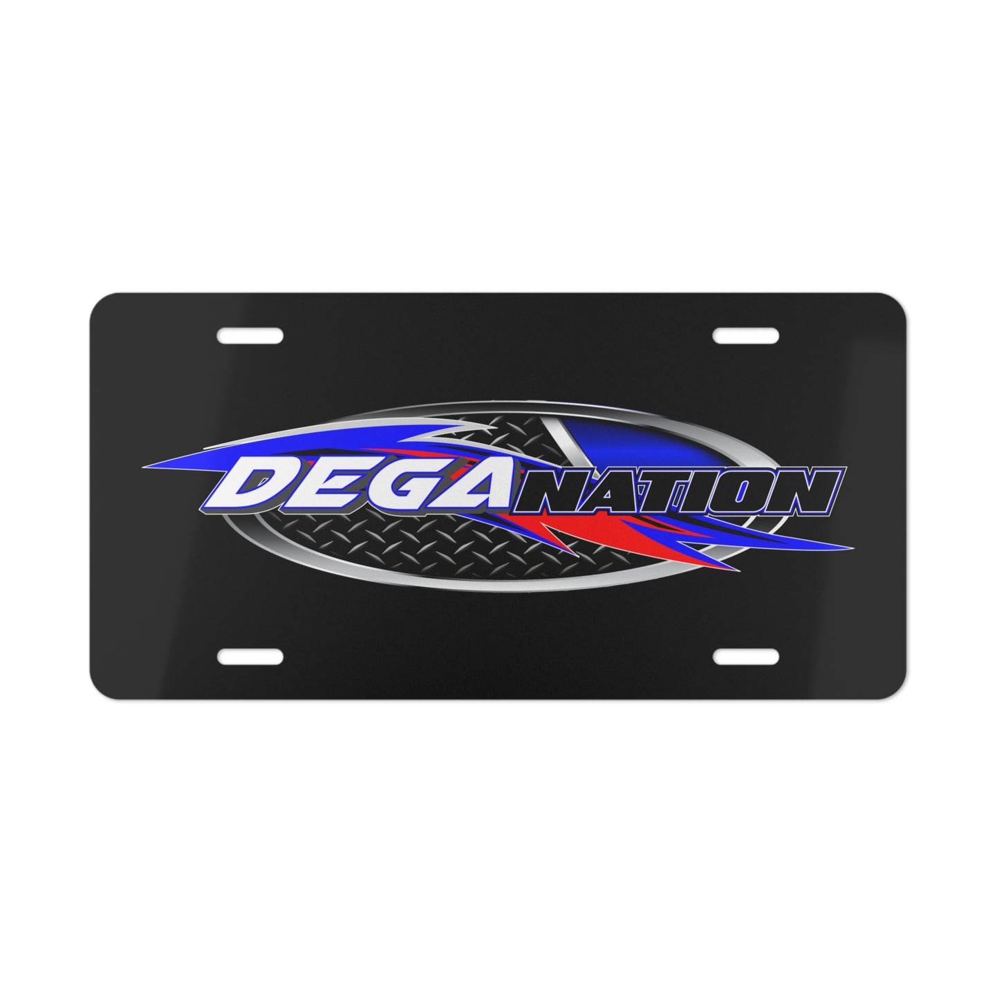 Custom DEGA NATION Vanity Plate - Unique Automotive Accessory
