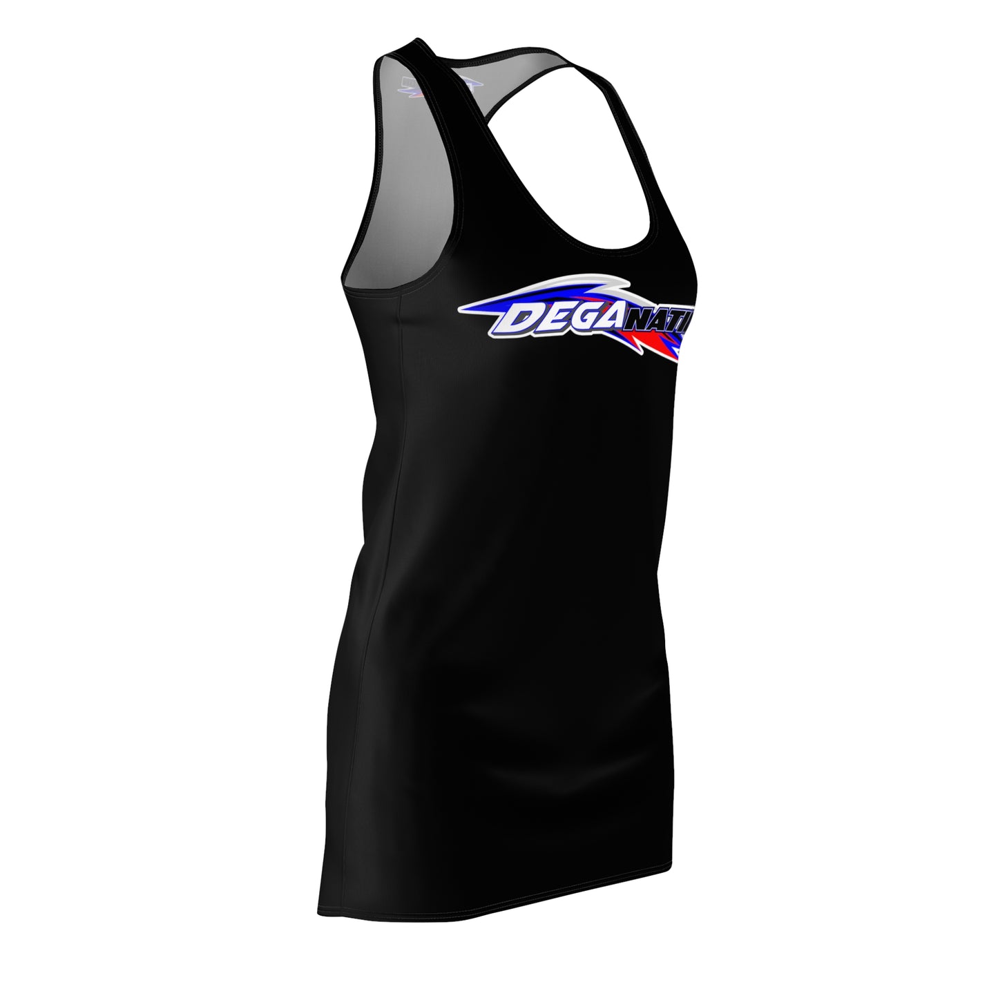 Women’s Sporty Racerback Dress | Perfect for Activewear, Gym, Casual Outings, Summer Events, Deganation Design, AOP Fashion