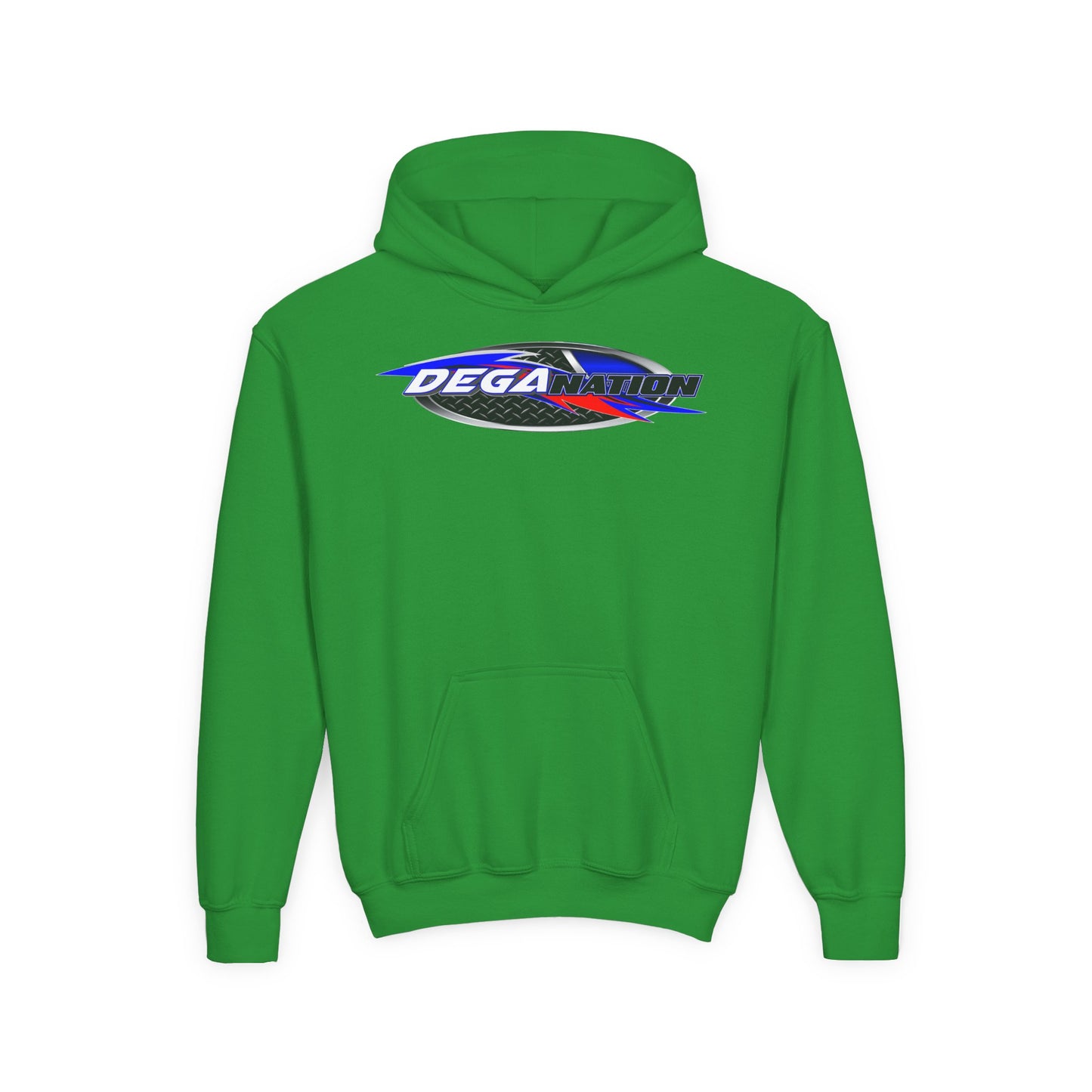 Youth Racing Hoodie with Dega Design, Kids Sweatshirt, Gift for Young Motorsports Fans, Race Day Apparel, Youth Casualwear