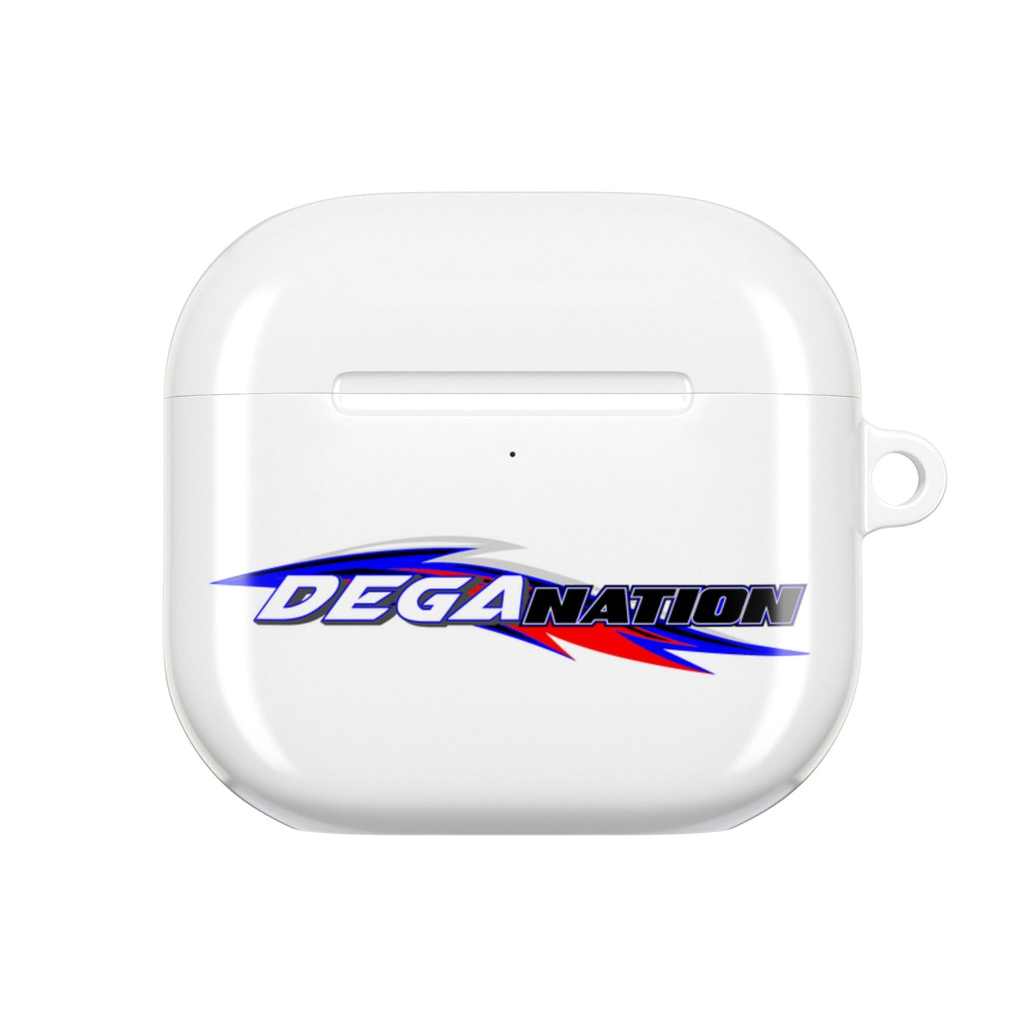 AirPod Case with 'DEGA NATION' Design - Stylish Silicone Cover for Music Lovers, Gift for Gamers, Trendy Accessory for Everyday Use