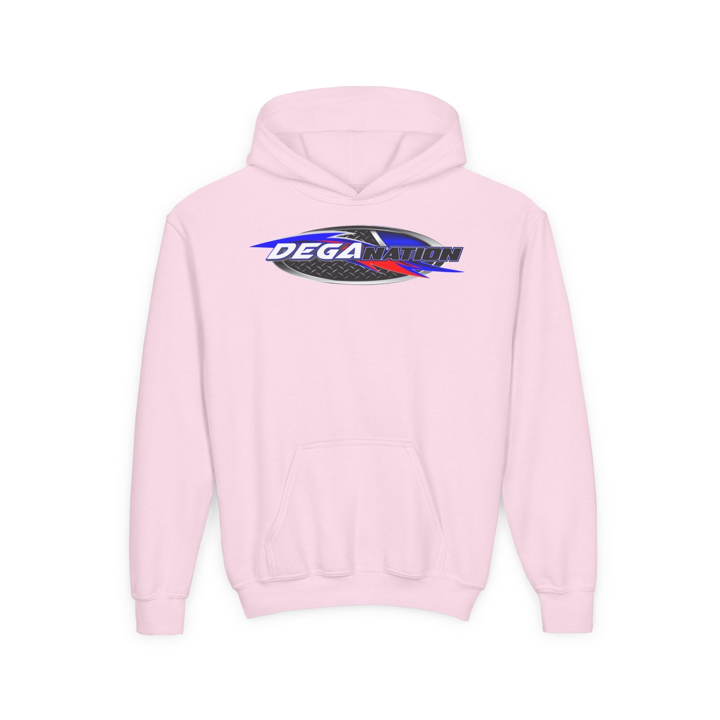 Youth Racing Hoodie with Dega Design, Kids Sweatshirt, Gift for Young Motorsports Fans, Race Day Apparel, Youth Casualwear