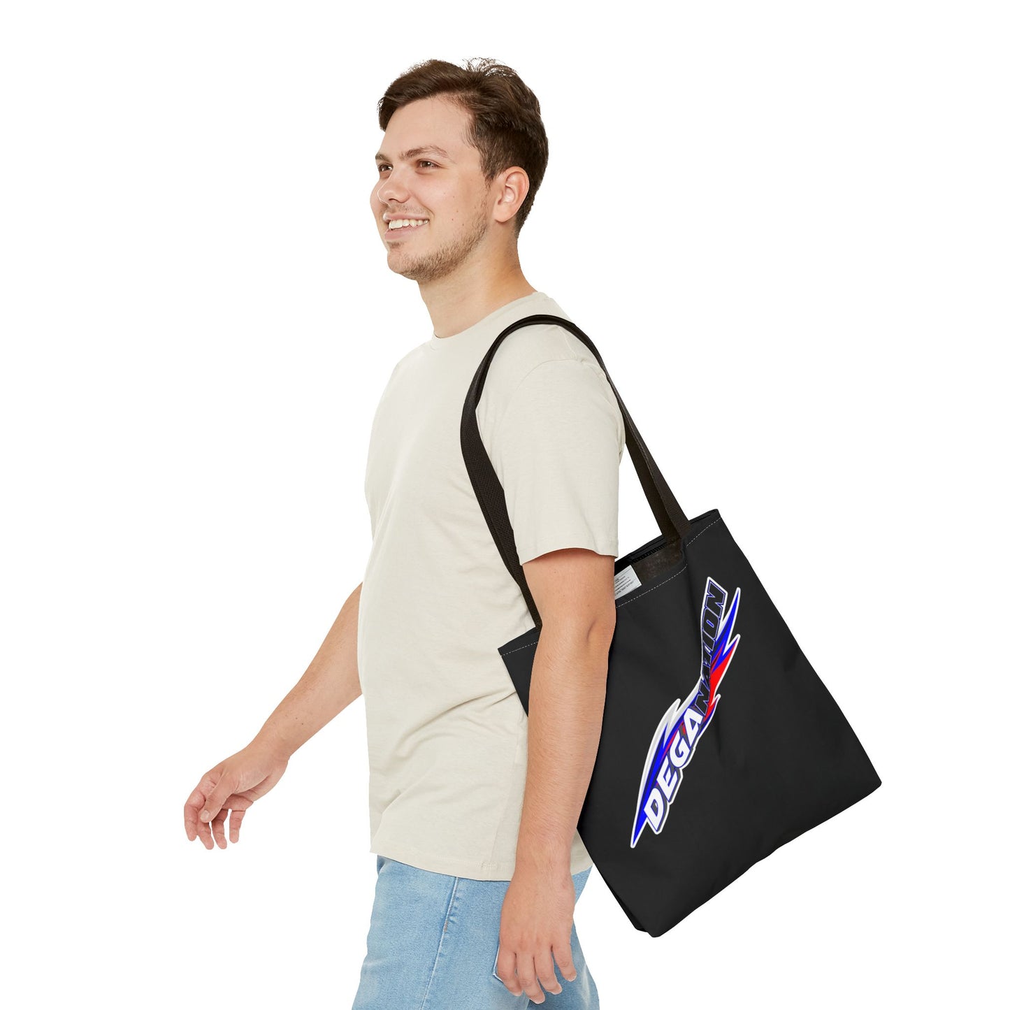 Sporty Tote Bag for Everyday Adventures | DegaNation Design, Eco-Friendly, Gym, Beach, Travel, Shopping