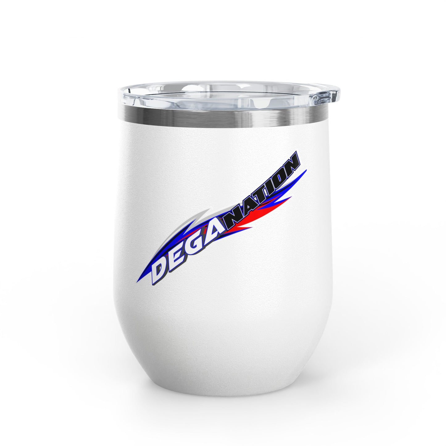 Personalized Wine Tumbler, 12oz - Perfect for Wine Lovers, Gift for Him/Her, Deganation Design, Party Favor, Celebration Drinkware