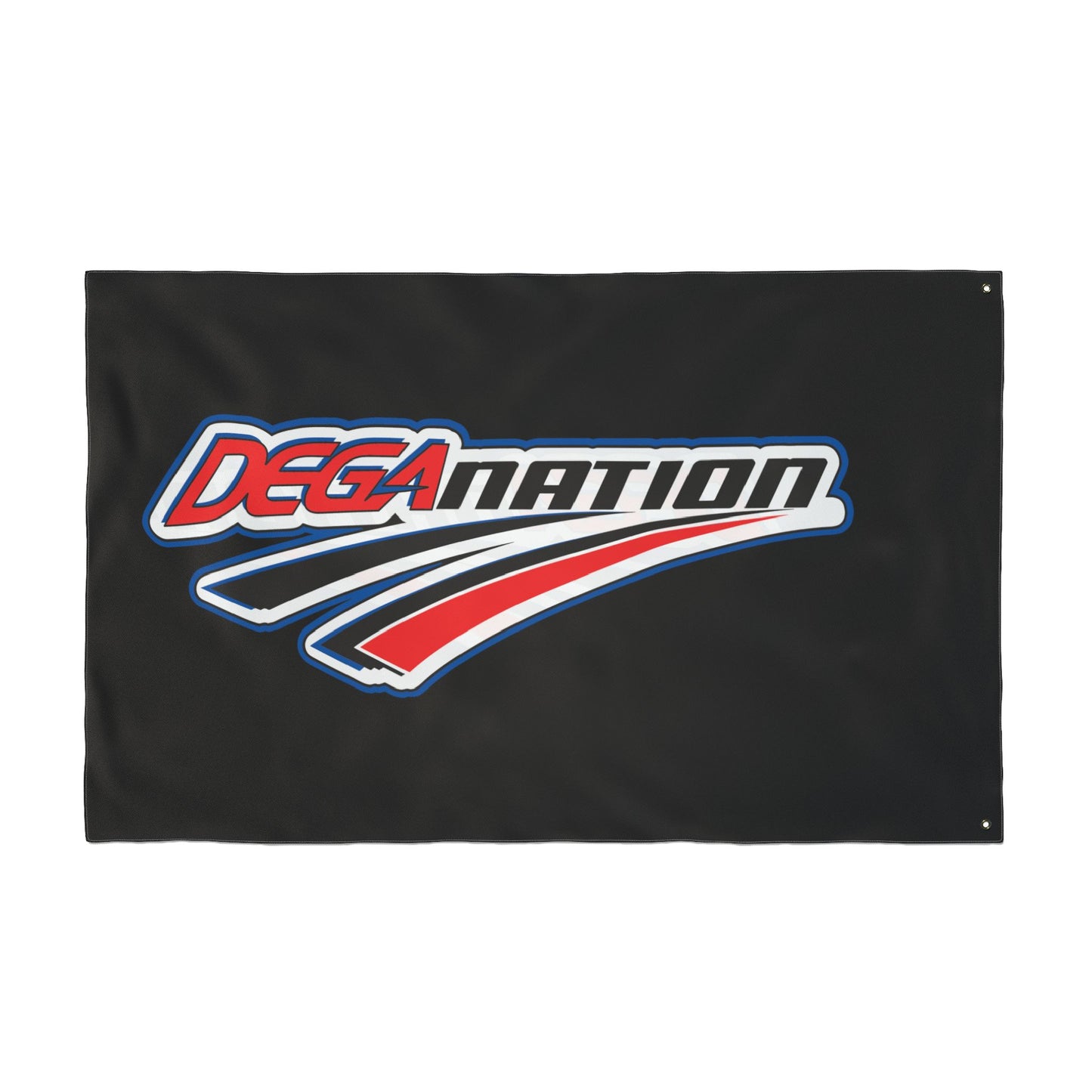 Double Sided Flag - DEGA Nation, Custom Racing Banner, Sports Decor, Outdoor Flag, Fan Merchandise