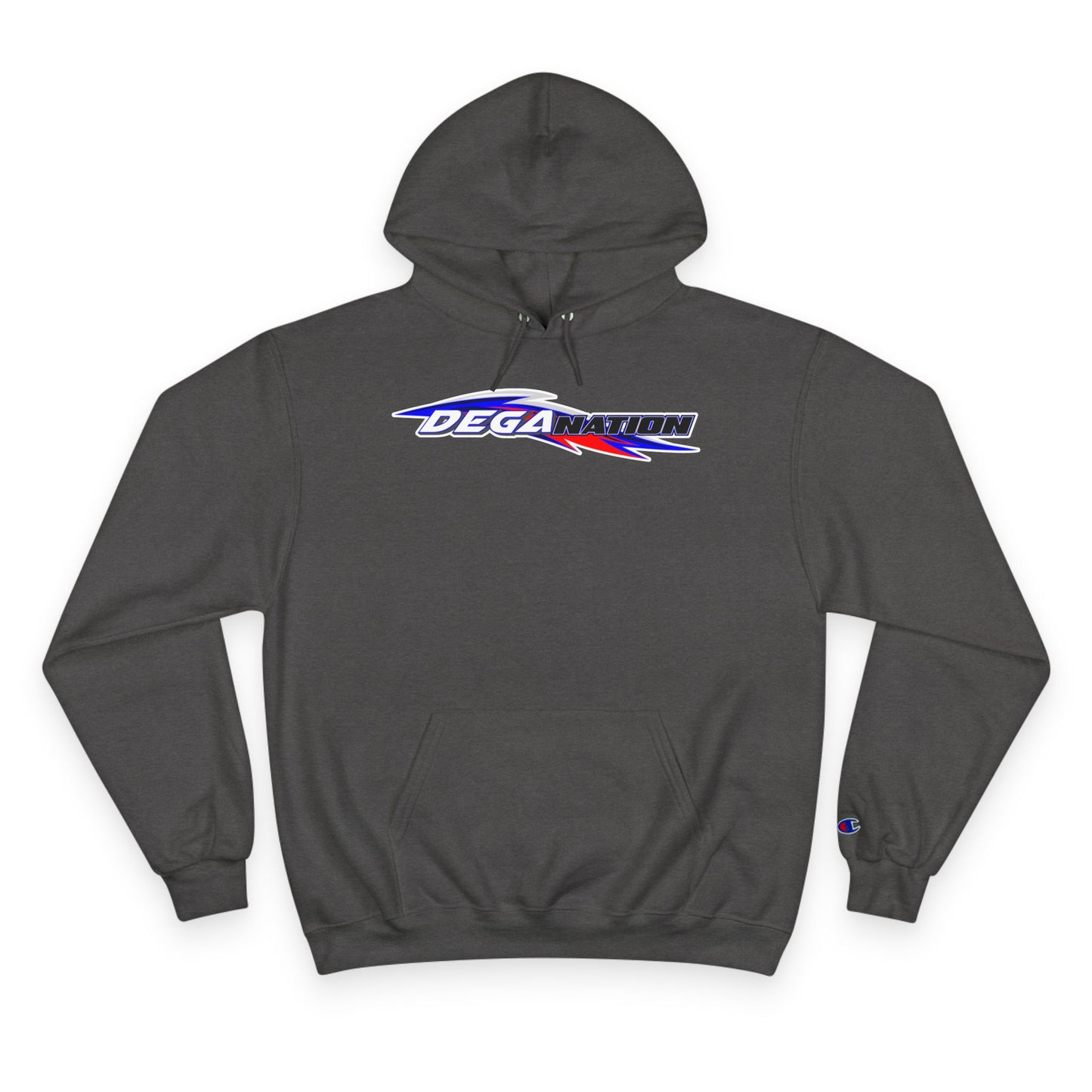 Champion Hoodie with Dega Nation Design – Cozy Sweatshirt for Fans, Perfect for Casual Days, Gifts, and Events