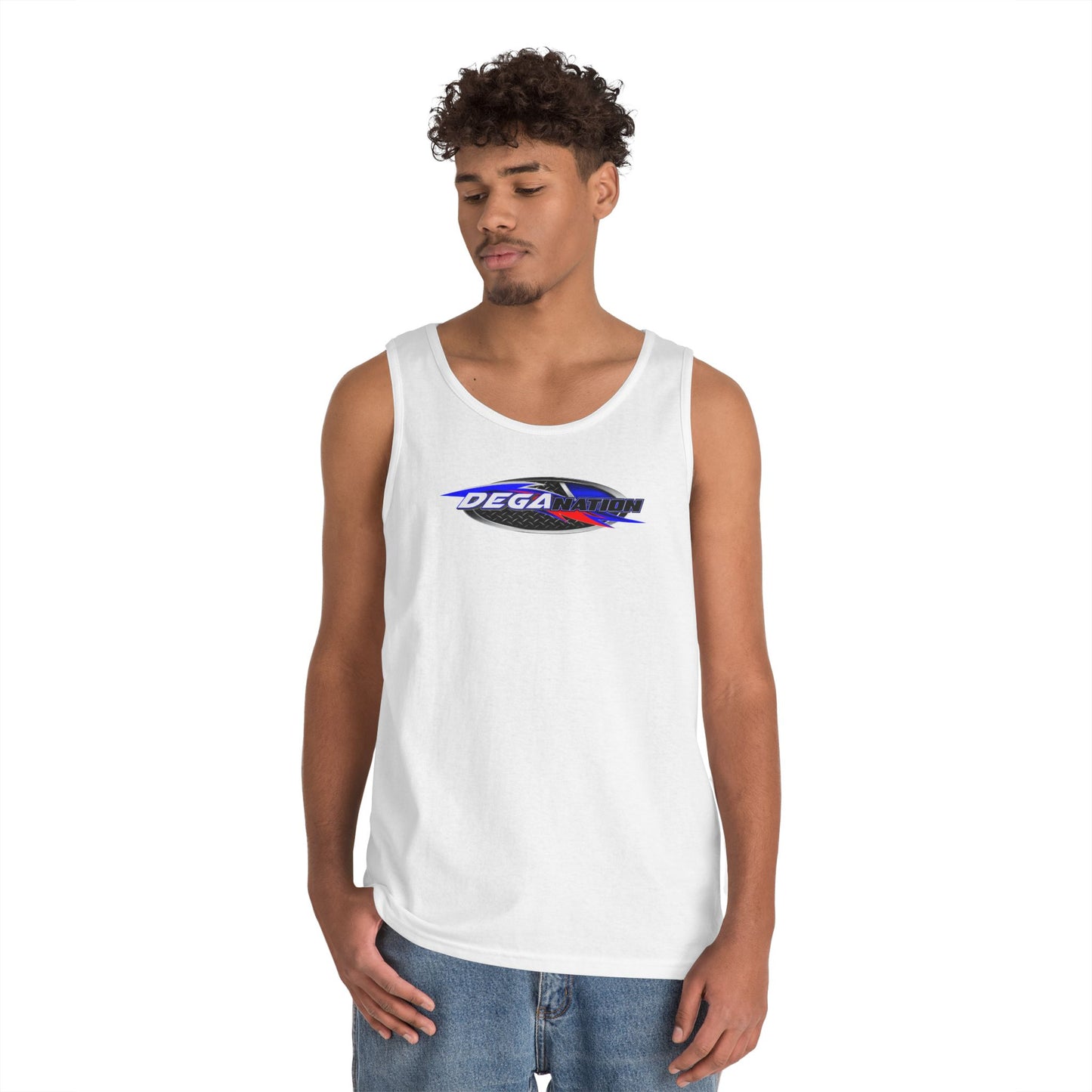 Retro Dega Nation Unisex Heavy Cotton Tank Top - Vintage Inspired Summer Wear
