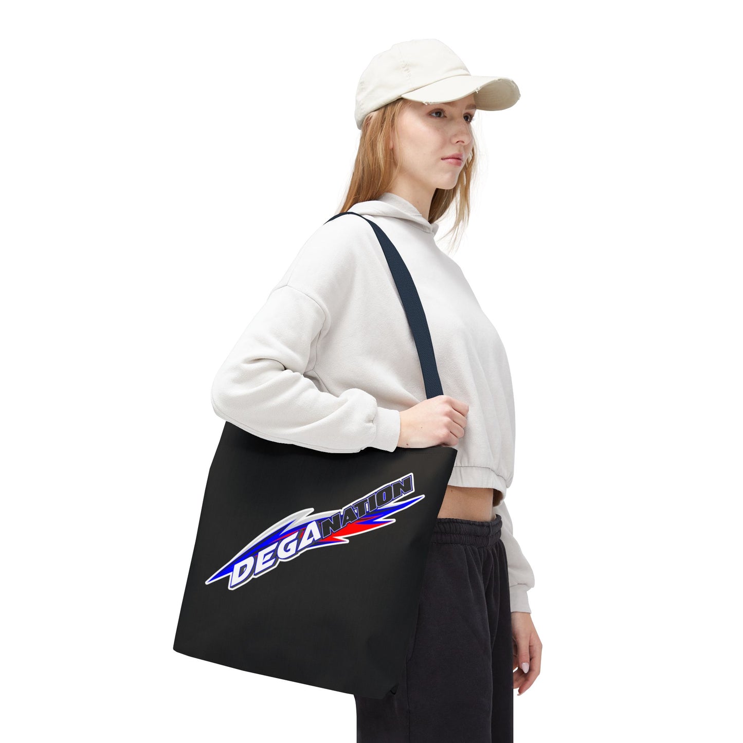 Sporty Tote Bag for Everyday Adventures | DegaNation Design, Eco-Friendly, Gym, Beach, Travel, Shopping