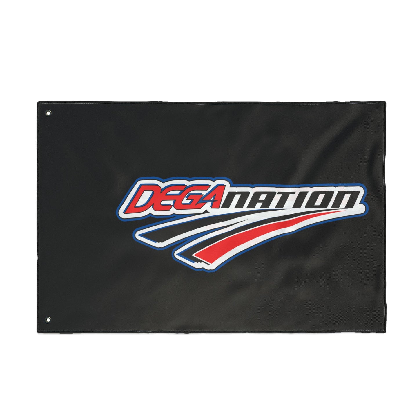 Double Sided Flag - DEGA Nation, Custom Racing Banner, Sports Decor, Outdoor Flag, Fan Merchandise