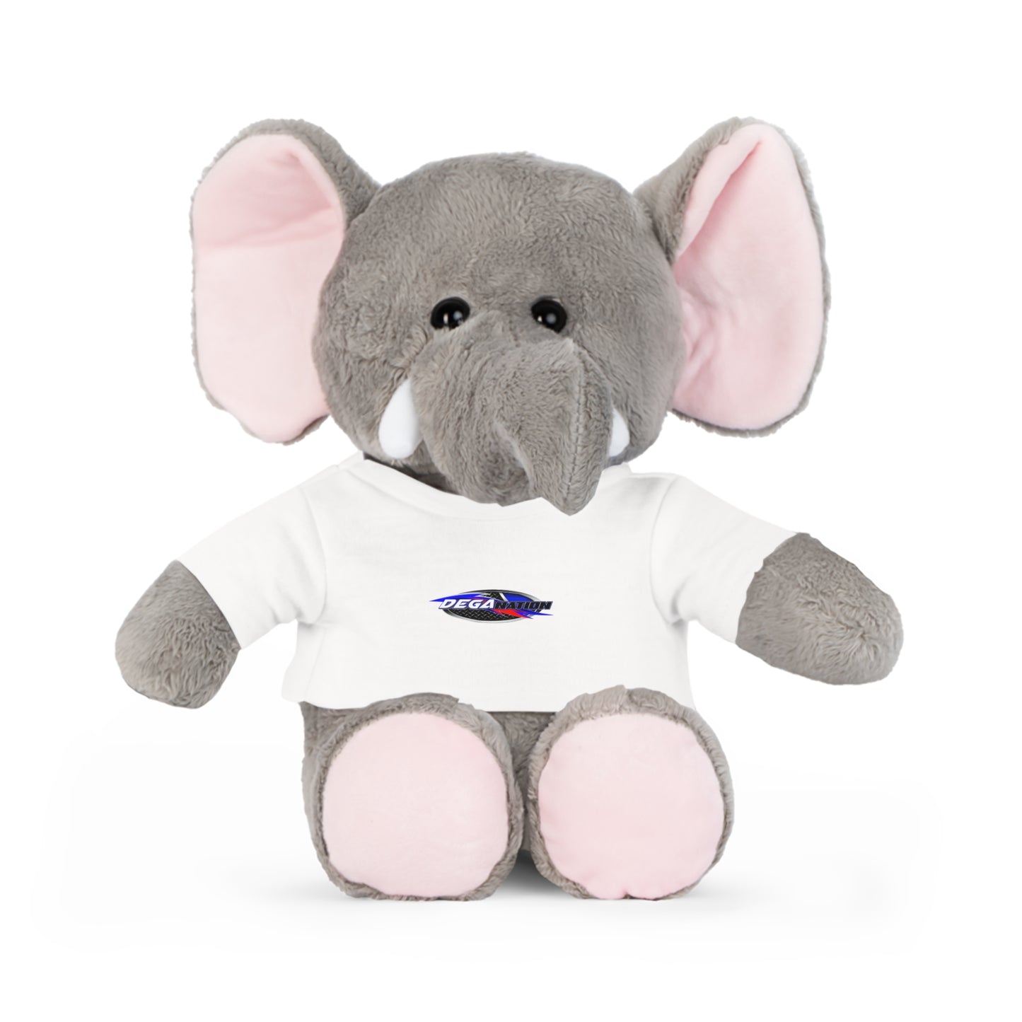Adorable Plush Toy with Custom T-Shirt, Stuffed Animal Gift, Cuddly Bear, Personalized Toy, Perfect for Kids, Cute Nursery Decor