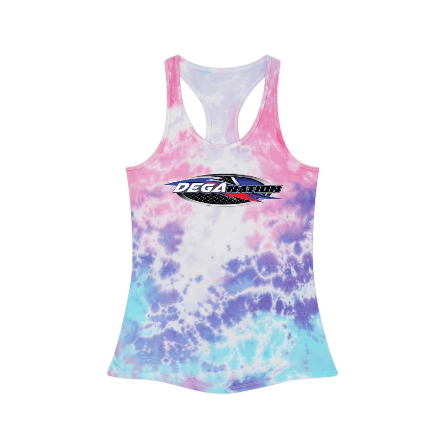 Casual Tie Dye Racerback Tank Top - Trendy Summer Wear for Active Lifestyle