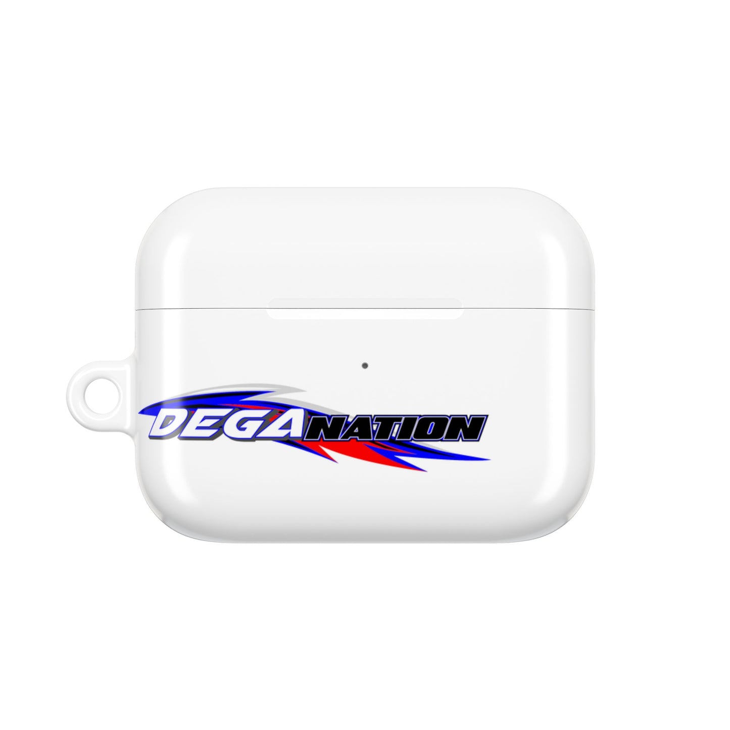 AirPod Case with 'DEGA NATION' Design - Stylish Silicone Cover for Music Lovers, Gift for Gamers, Trendy Accessory for Everyday Use