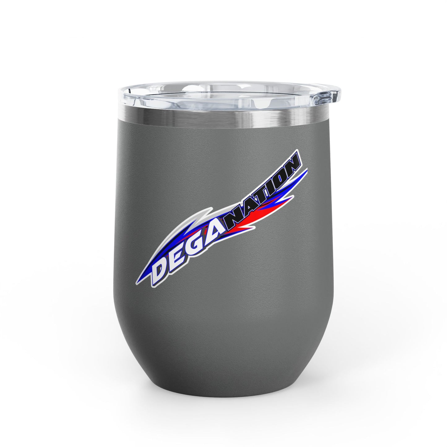 Personalized Wine Tumbler, 12oz - Perfect for Wine Lovers, Gift for Him/Her, Deganation Design, Party Favor, Celebration Drinkware