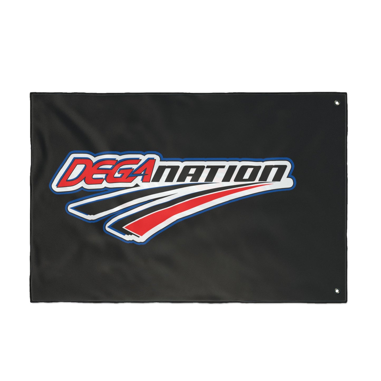 Double Sided Flag - DEGA Nation, Custom Racing Banner, Sports Decor, Outdoor Flag, Fan Merchandise