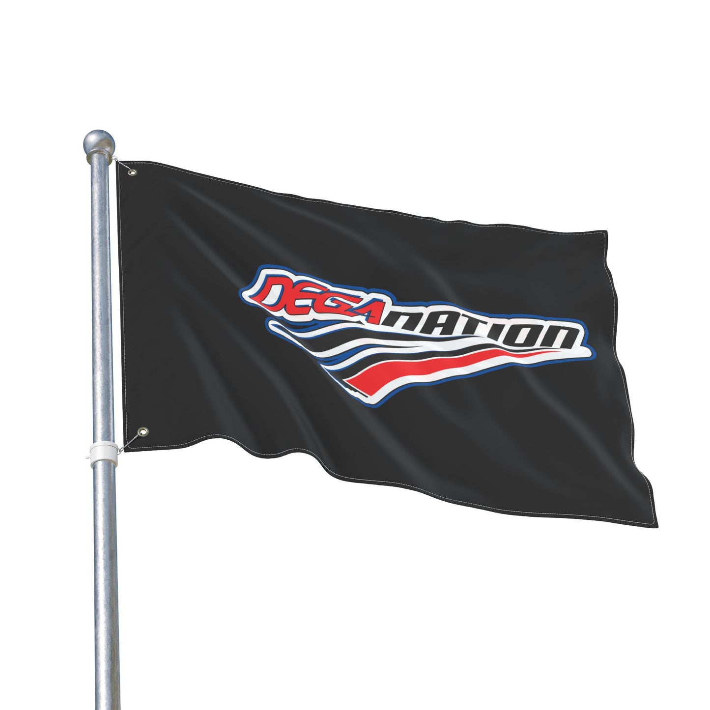 Double Sided Flag - DEGA Nation, Custom Racing Banner, Sports Decor, Outdoor Flag, Fan Merchandise