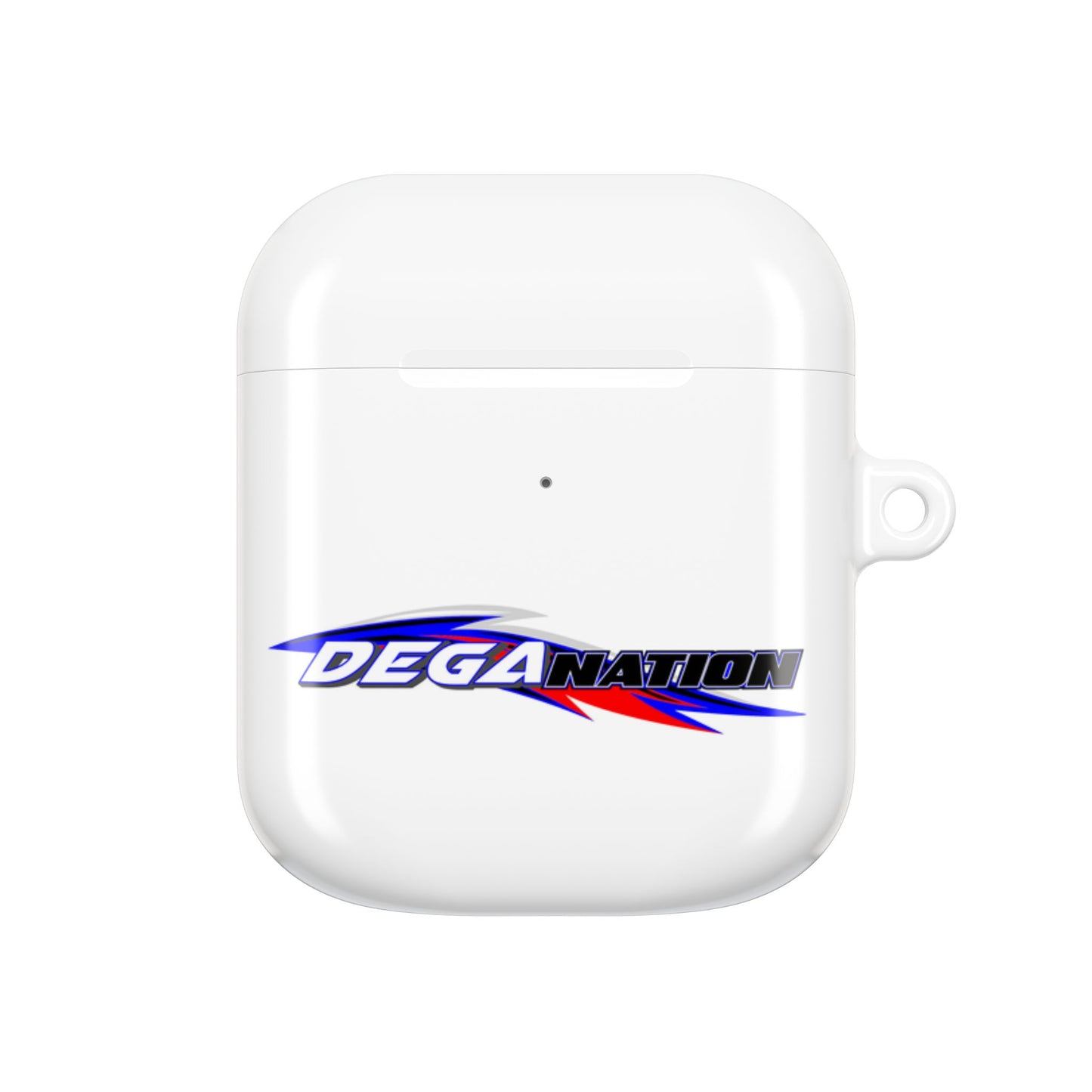 AirPod Case with 'DEGA NATION' Design - Stylish Silicone Cover for Music Lovers, Gift for Gamers, Trendy Accessory for Everyday Use