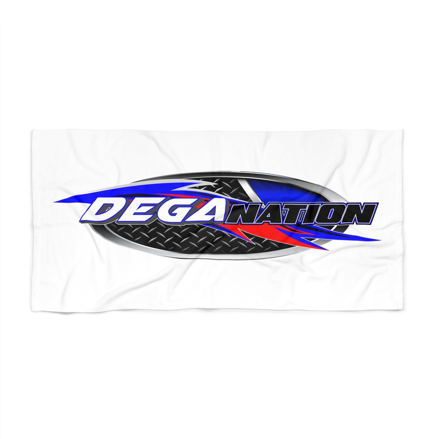 DEGA Nation Beach Towel | Summer Vibes, Pool Parties, Vacation Essential, Stylish Beach Gear, Gift for Race Fans