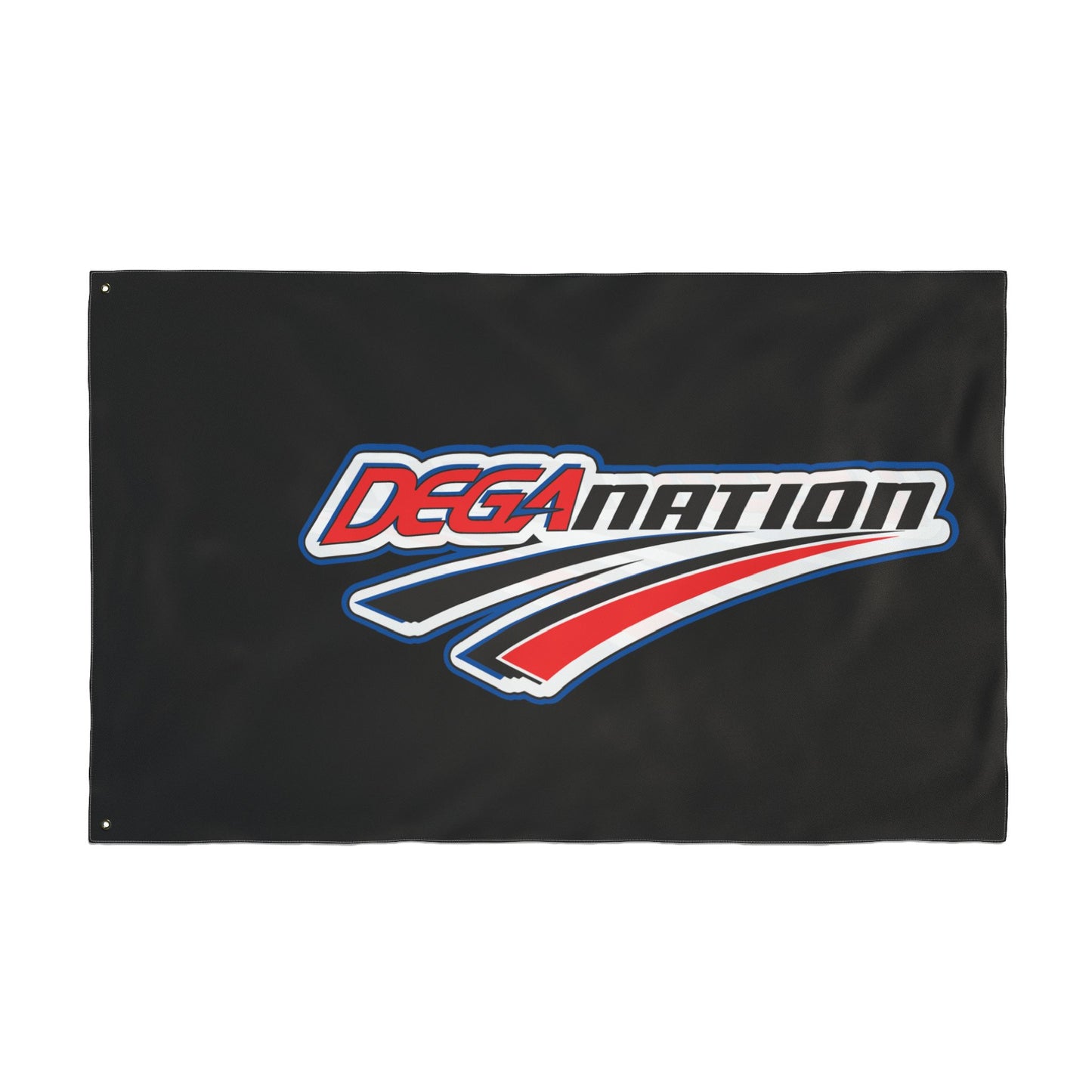 Double Sided Flag - DEGA Nation, Custom Racing Banner, Sports Decor, Outdoor Flag, Fan Merchandise