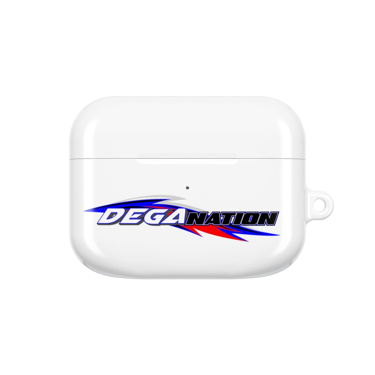 AirPod Case with 'DEGA NATION' Design - Stylish Silicone Cover for Music Lovers, Gift for Gamers, Trendy Accessory for Everyday Use