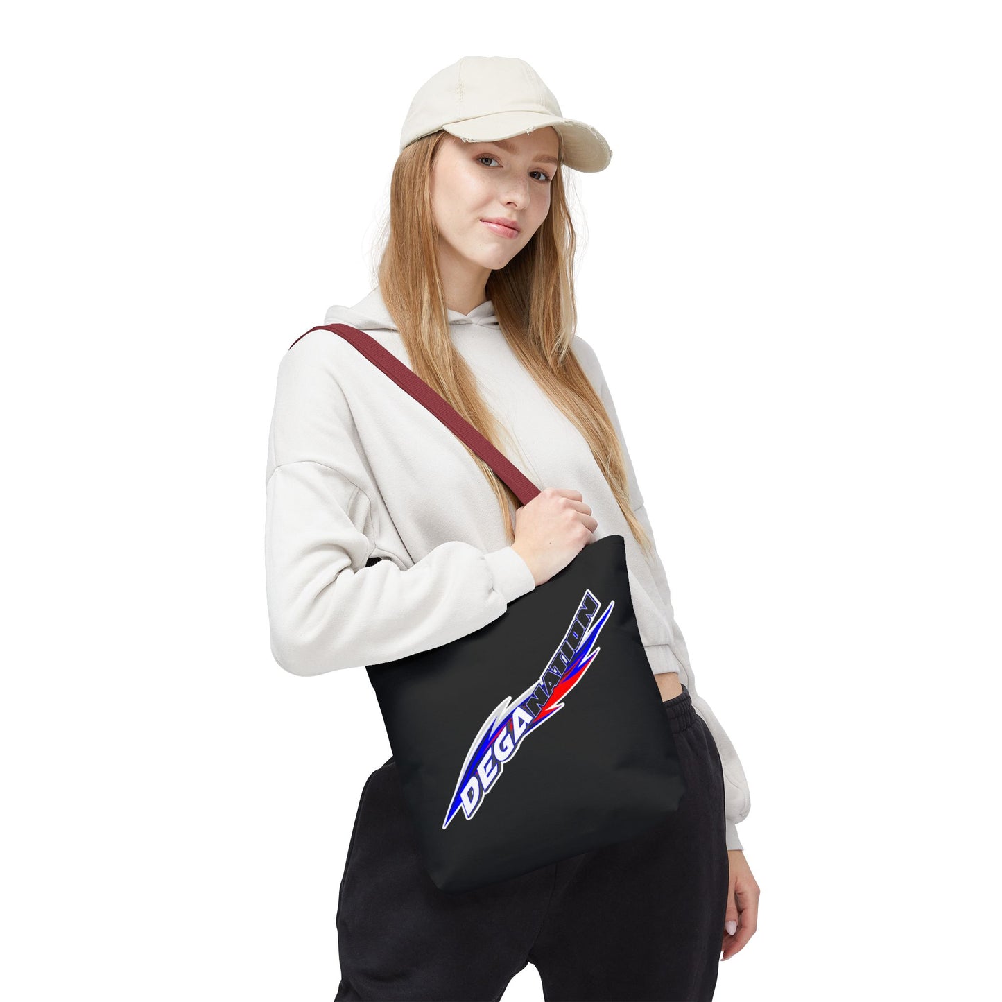Sporty Tote Bag for Everyday Adventures | DegaNation Design, Eco-Friendly, Gym, Beach, Travel, Shopping