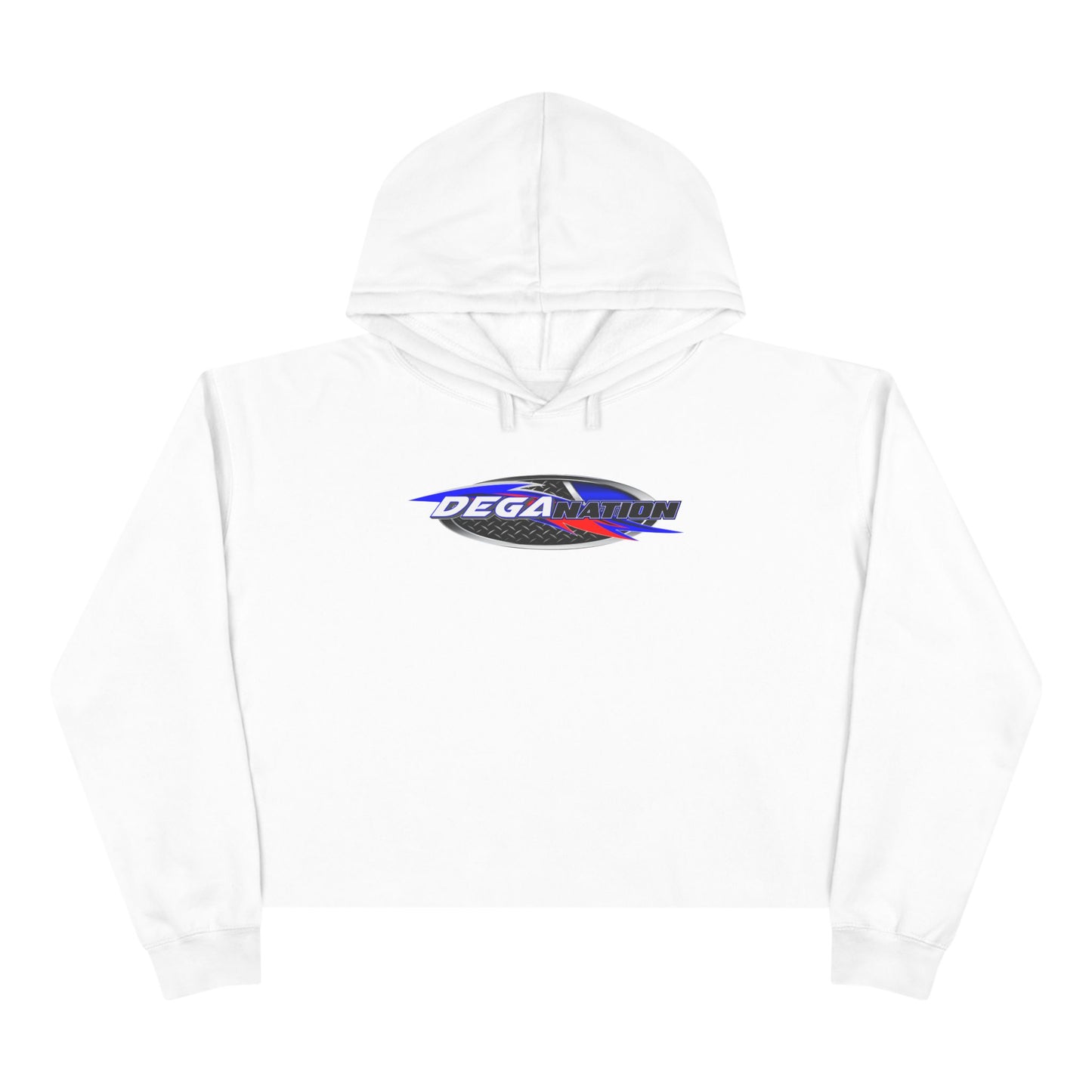 Stylish Crop Hoodie with Retro Racing Design - Perfect Gift for Sports Fans, Casual Wear, Spring Fashion, Comfortable Outerwear