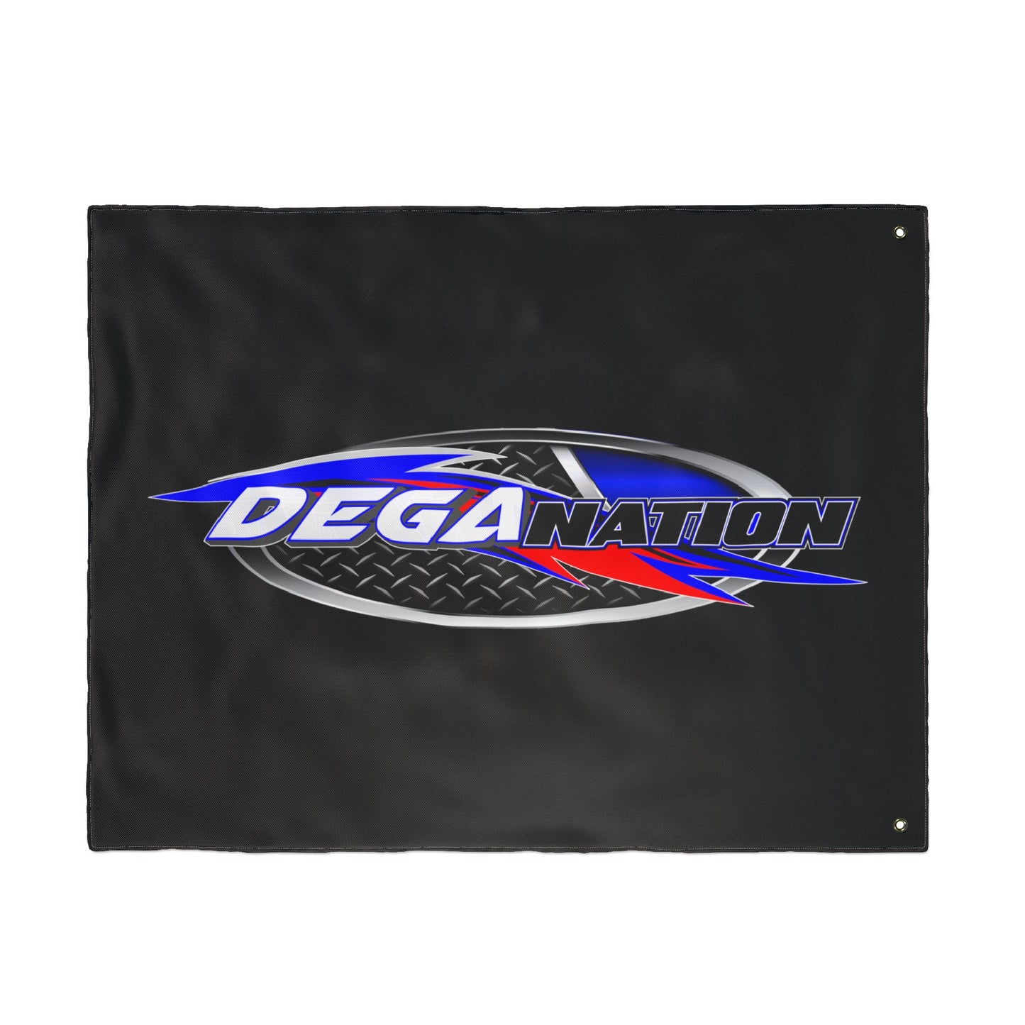 Racing Double Sided Flag, Perfect for Car Enthusiasts, Outdoor Decor, Sports Events, Gift for Racers, DegaNation Theme