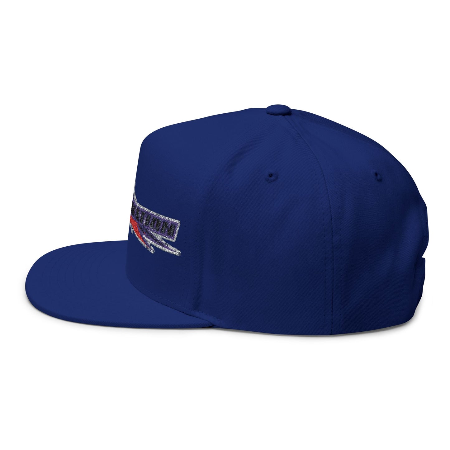 Stylish Flat Bill Cap - Embroidered DESA Nation, Sporty Hat, Gift for Sports Fans, Custom Snapback, Fashionable Headwear