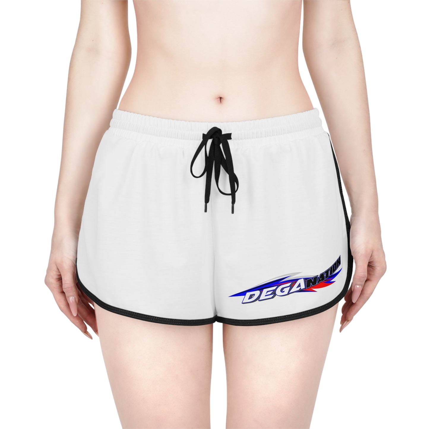 Women's Relaxed Sports Shorts with Degan Nation Logo - Comfortable Athletic Wear