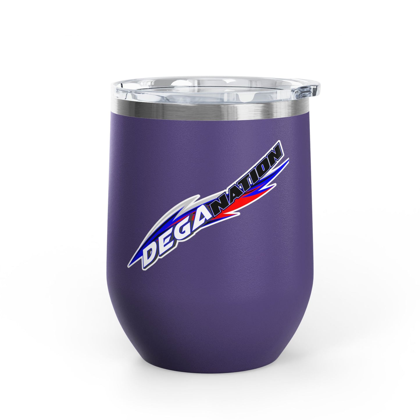 Personalized Wine Tumbler, 12oz - Perfect for Wine Lovers, Gift for Him/Her, Deganation Design, Party Favor, Celebration Drinkware