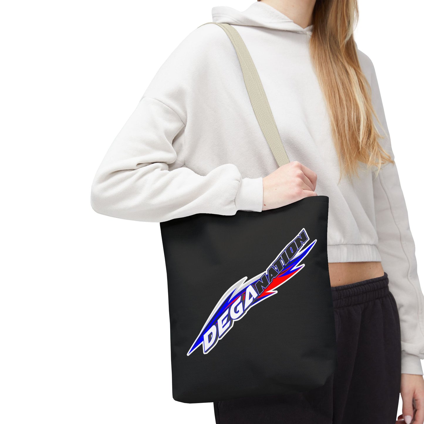 Sporty Tote Bag for Everyday Adventures | DegaNation Design, Eco-Friendly, Gym, Beach, Travel, Shopping
