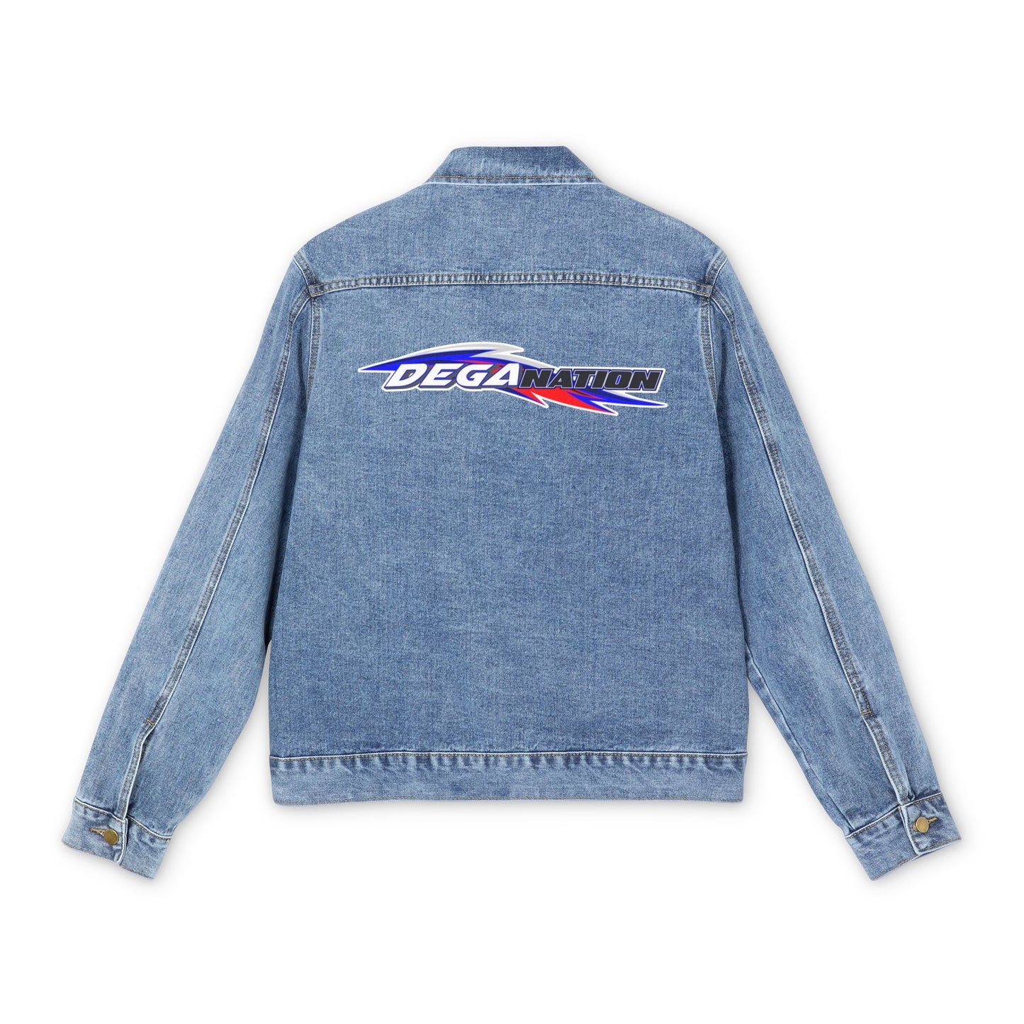 Stylish Men's Denim Jacket, Casual Outerwear, Fashion Staple, Trendy Layer, Unique Gift, Year-Round Style