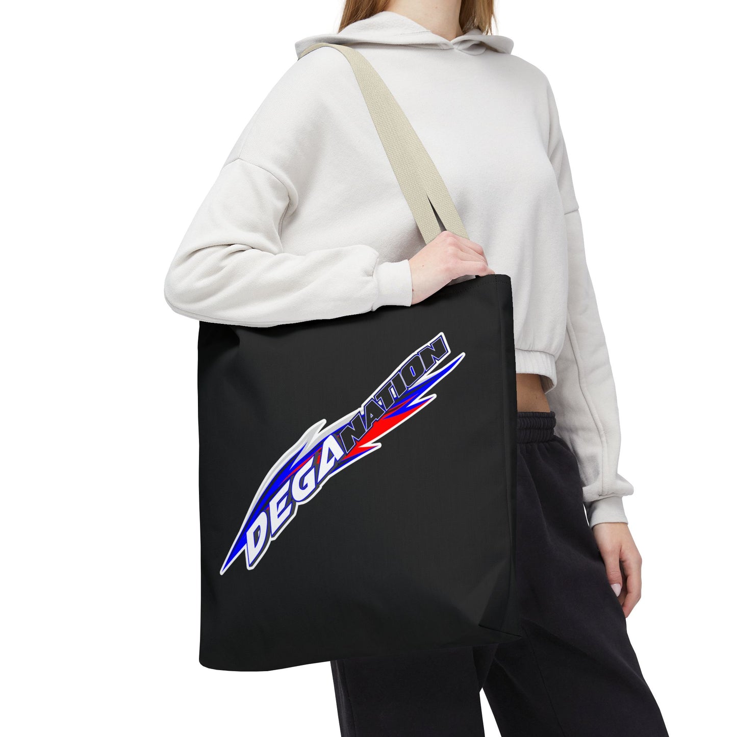 Sporty Tote Bag for Everyday Adventures | DegaNation Design, Eco-Friendly, Gym, Beach, Travel, Shopping