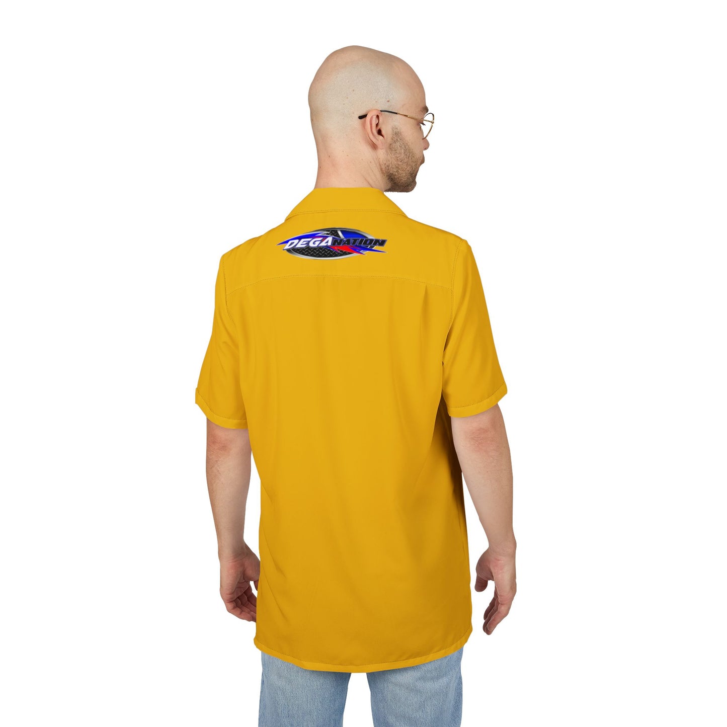 Yellow Button-Down Shirt