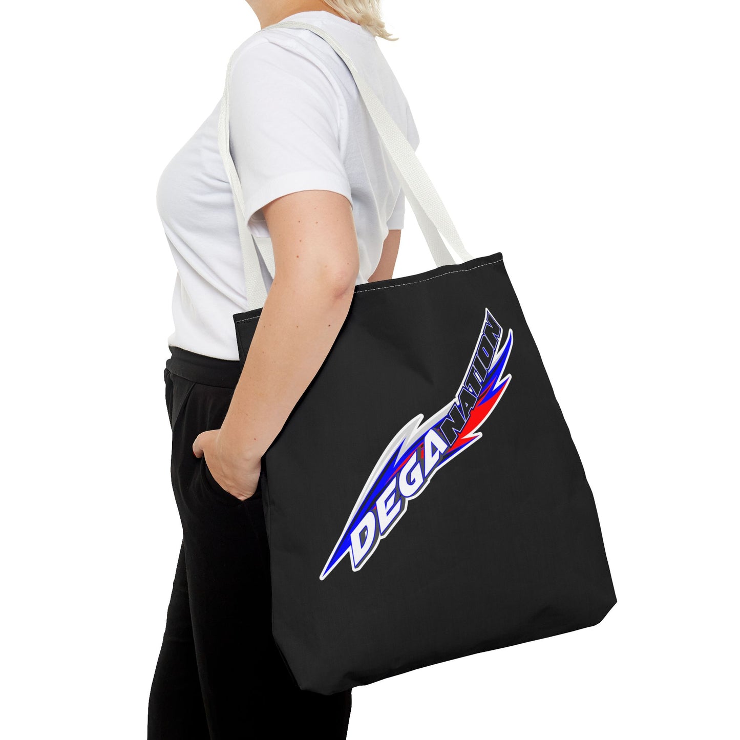 Sporty Tote Bag for Everyday Adventures | DegaNation Design, Eco-Friendly, Gym, Beach, Travel, Shopping
