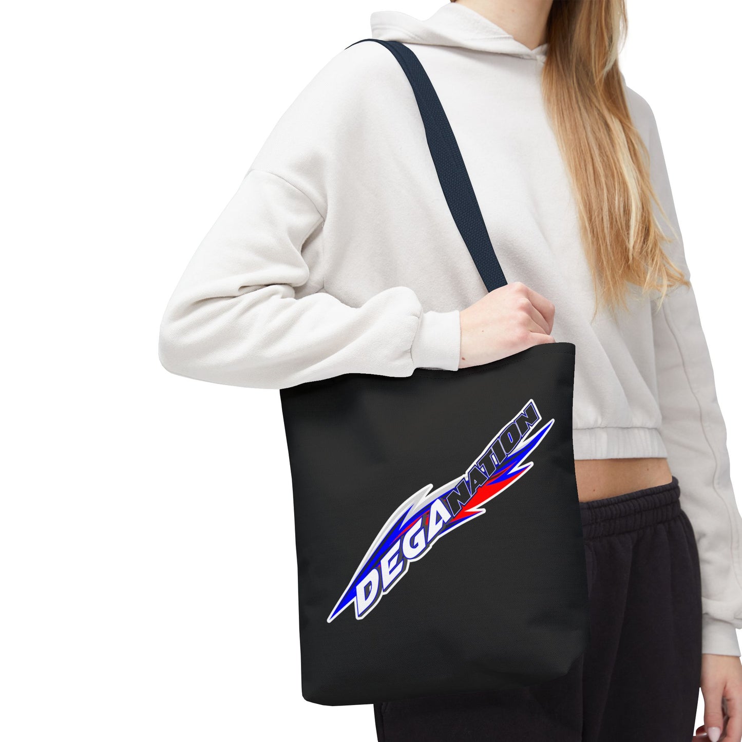 Sporty Tote Bag for Everyday Adventures | DegaNation Design, Eco-Friendly, Gym, Beach, Travel, Shopping