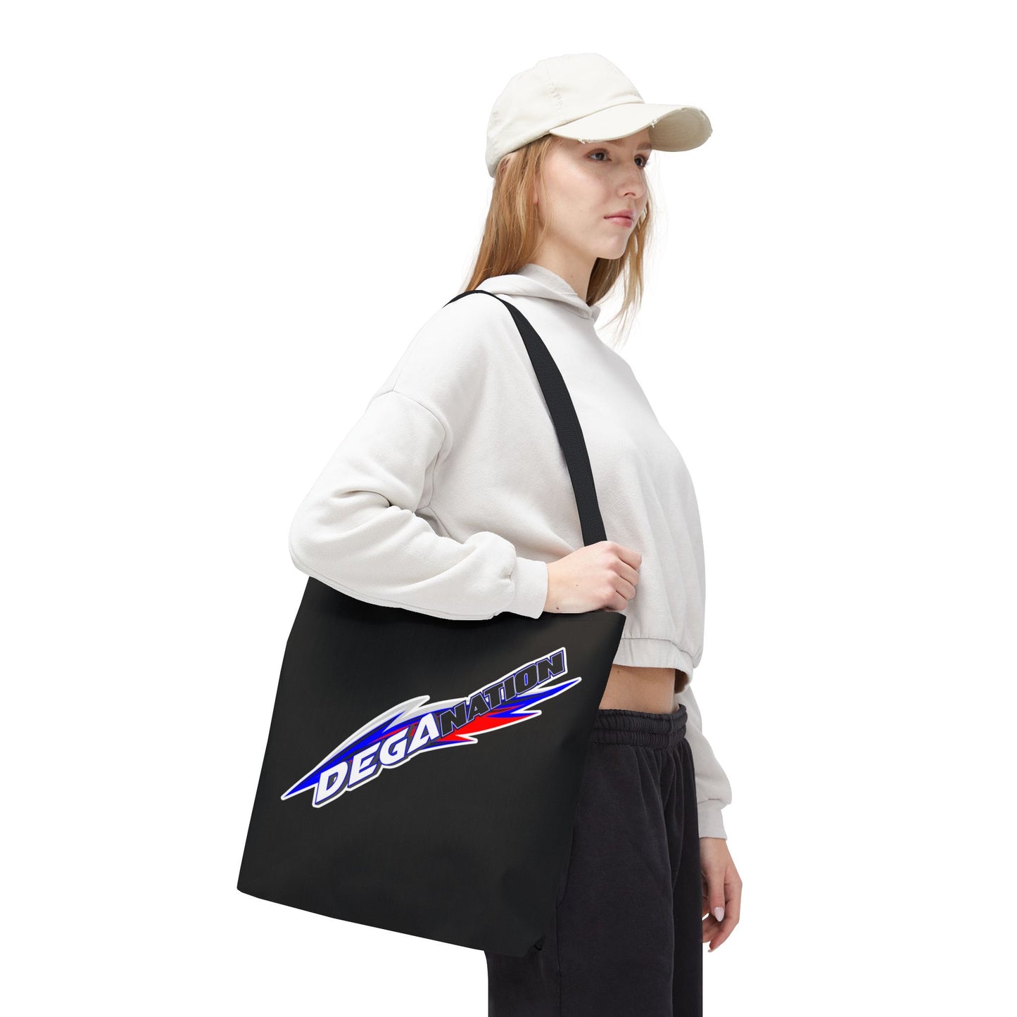 Sporty Tote Bag for Everyday Adventures | DegaNation Design, Eco-Friendly, Gym, Beach, Travel, Shopping