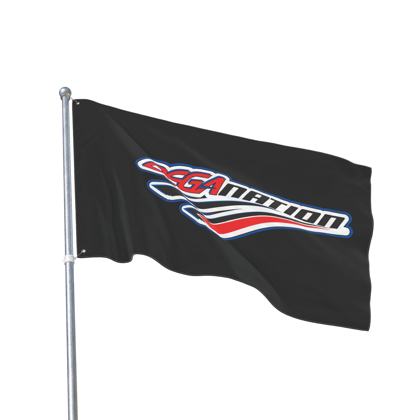 Double Sided Flag - DEGA Nation, Custom Racing Banner, Sports Decor, Outdoor Flag, Fan Merchandise