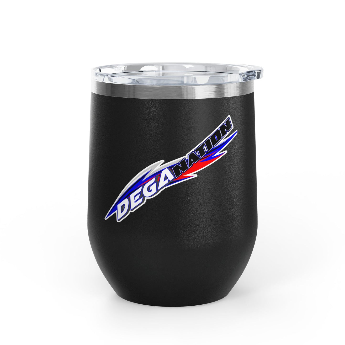 Personalized Wine Tumbler, 12oz - Perfect for Wine Lovers, Gift for Him/Her, Deganation Design, Party Favor, Celebration Drinkware